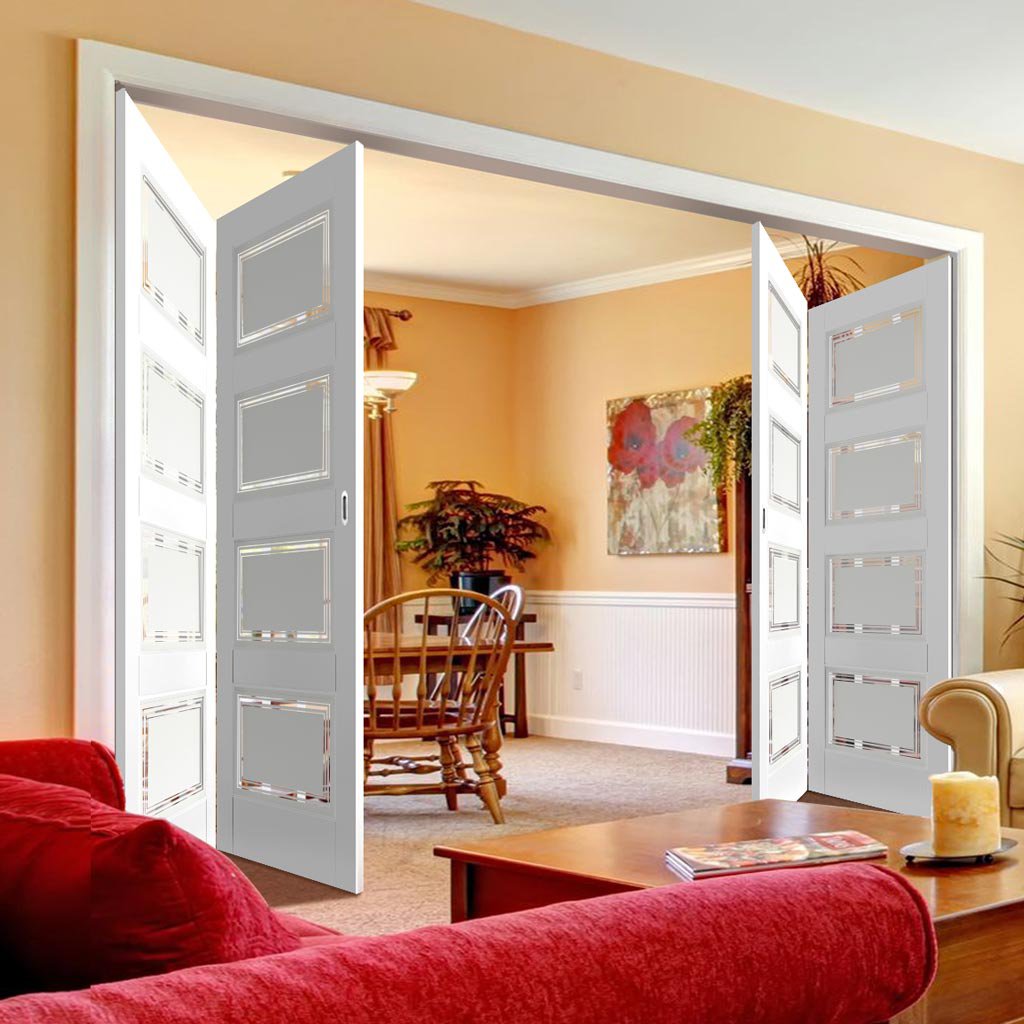 Four Folding Doors & Frame Kit